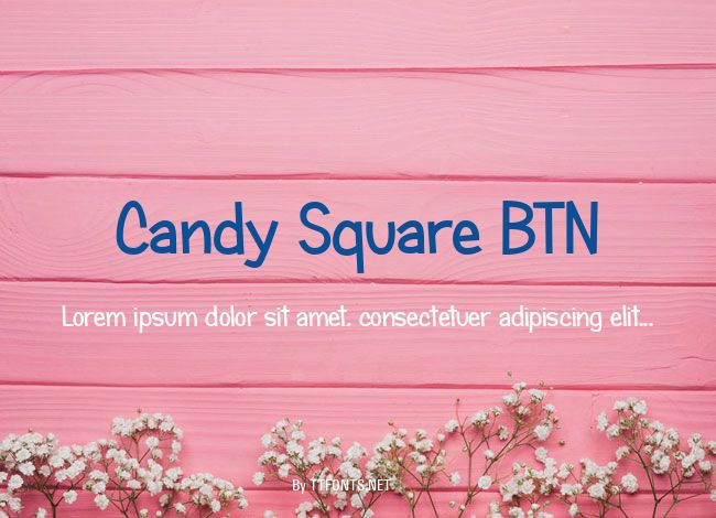 Candy Square BTN example